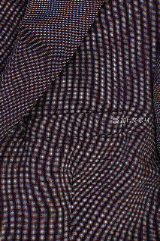 Close-up of suit jacket